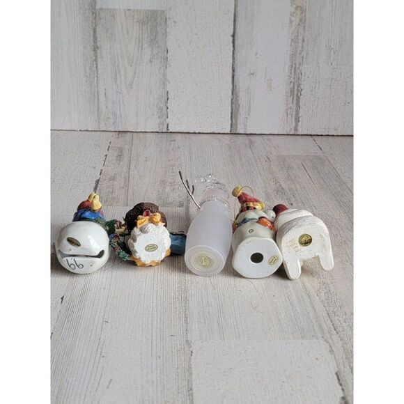 Snowman family stack variety read ornament Xmas set happy - Picture 12 of 12